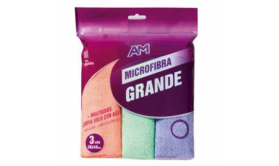 BAYETA MICROFIBRA GRANDE AM 38X40 P-3