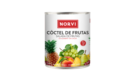 COCKTAIL FRUTAS NORVI LATA 420 GR