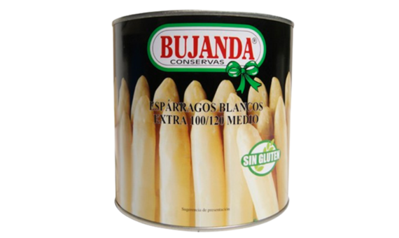 ESPARRAGO BUJANDA 100/120 LATA 3 KG