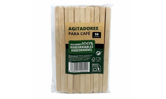PALILLO AGITADORES CAFE 50 U