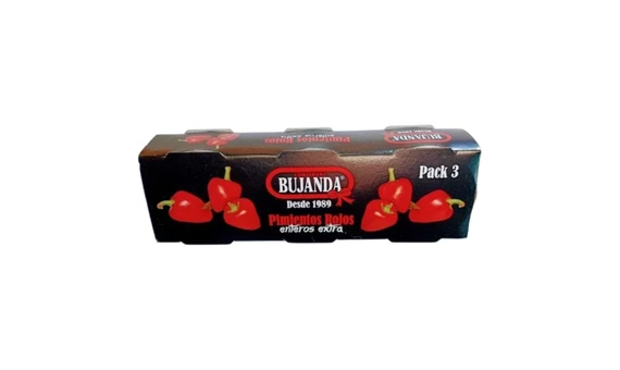 PIMIENTO ROJO MORRON BUJANDA 80G P-3