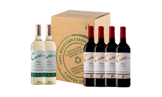 VINO CUNE TTO. CZA RIOJA 75 CL. OF.4+2