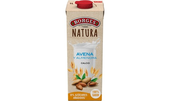 BEBIDA AVENA-ALMENDRA BORGES NATURA 1L