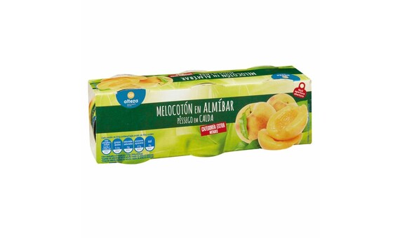 MELOCOTON ALM.MITAD ALTEZA P3 600G(PE345