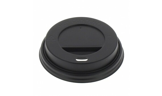 TAPA VASO NEGRA 120 ML P-50
