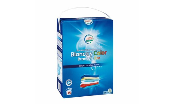 DETERG.POLVO PLUS MAX BLANCO/COLOR 35D