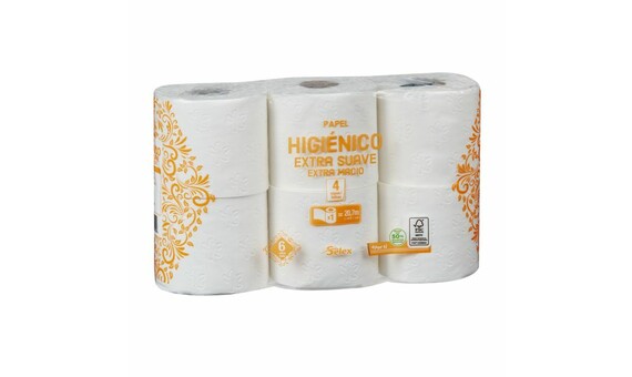 HIGIENICO SELEX EXTRASUAVE 4 CP P-6