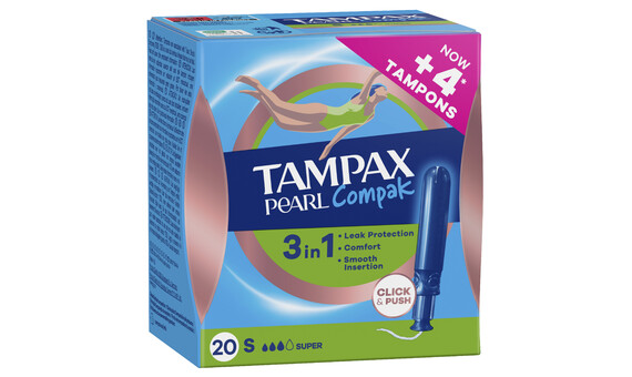 TAMPAX COMPAK PEARL SUPER 20 UN