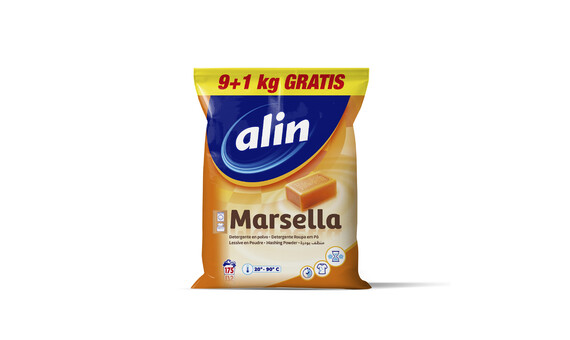 DETERG.POLVO MARSELLA ALIN 9+1KG 175 D