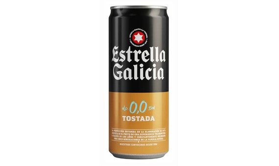CERVEZA ESTRELLA GALICIA 0,0 TOST.33CL