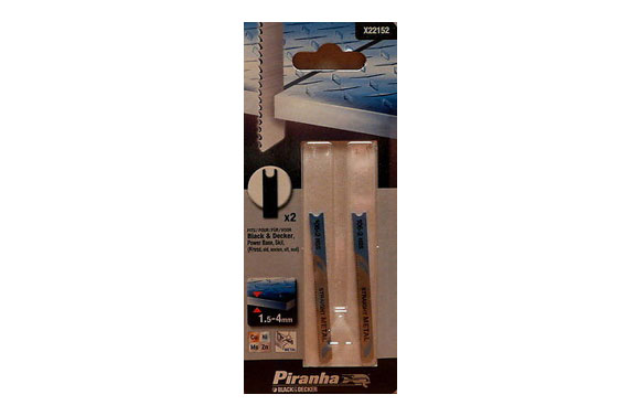 HOJA SIERRA CALAR METAL CABECORTE RECTO.