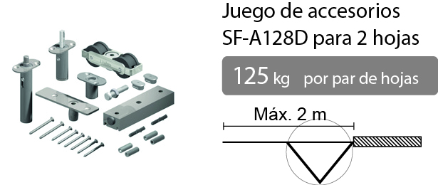 ACCESORIO SAHECO 2H. 012800 SF-A128D JGO