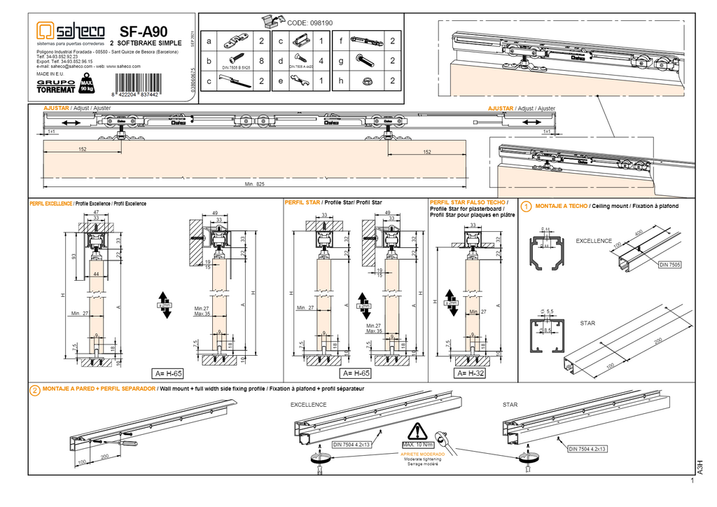 ACCESORIO SF-RA 90 X2 RETENCION 008004 2
