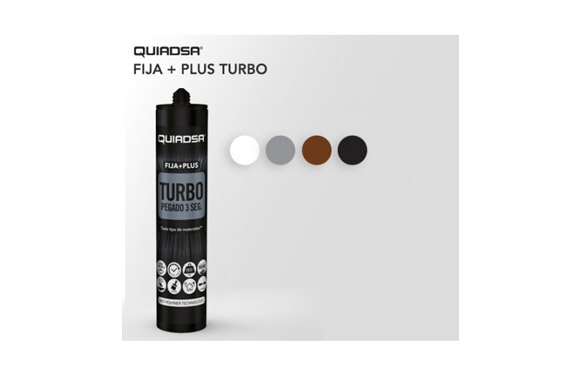 ADHESIVO MONTAJE FIJA+PLUS TURBO 290 ML NEGRO 52503446 2