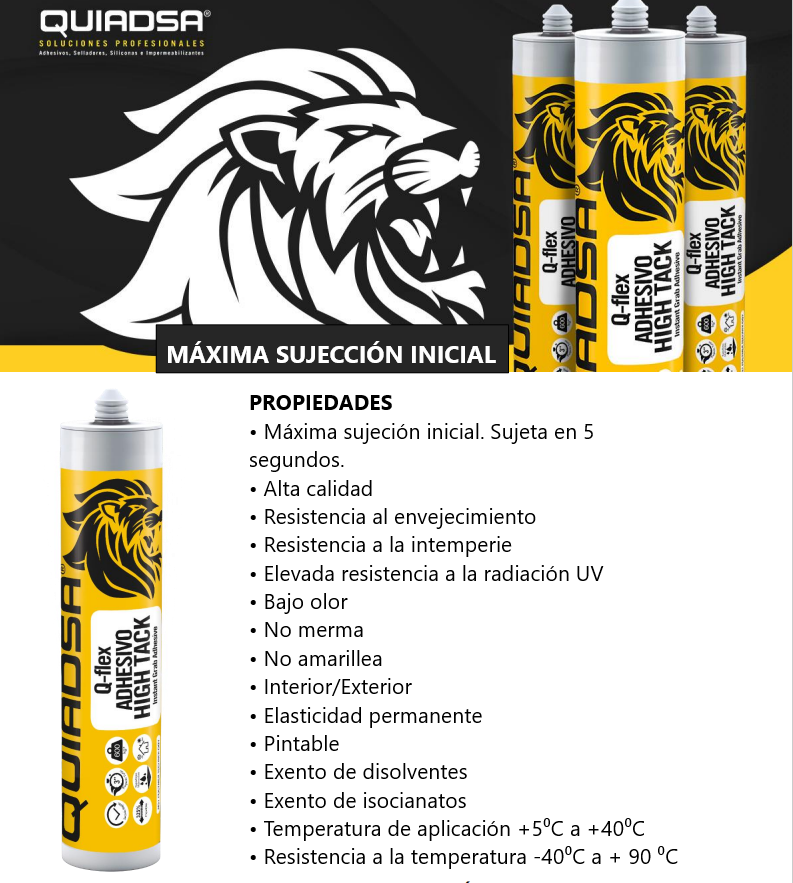 ADHESIVO Q-FLEX HT EXPRESS       BLANCO 2