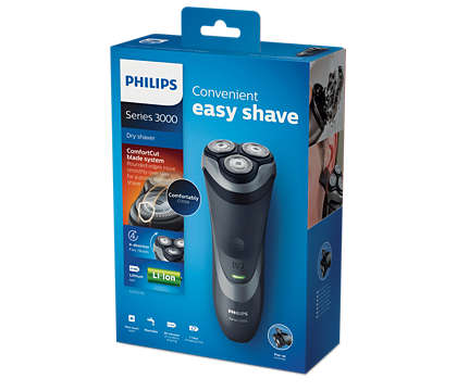 AFEITADORA PHILIPS S3510/06 SERIE 3000 2