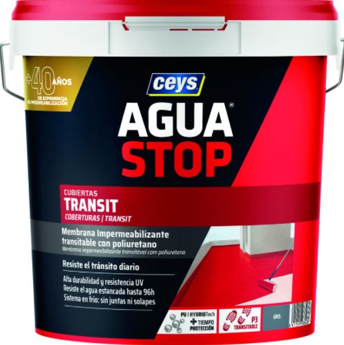 AGUASTOP TRANSIT GRIS 5KG  903341