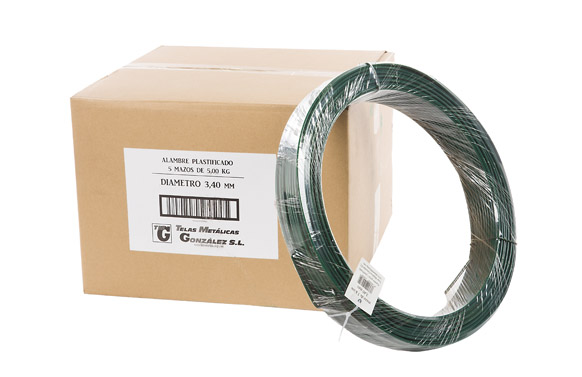 ALAMBRE PLASTIFICADO VERDE5 KG