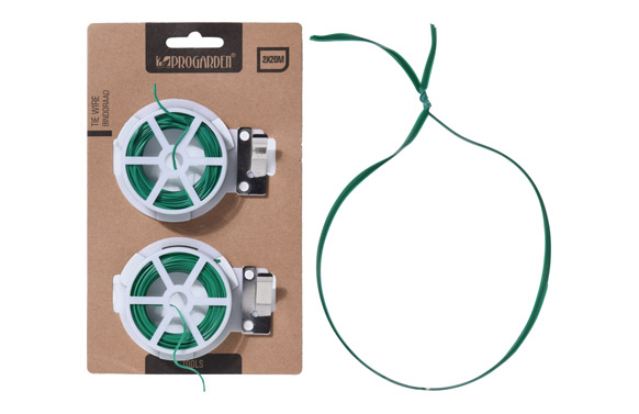 ALAMBRE ATADURA VERDE JARD20 M