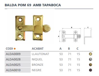 ALDABA POMO 69 TAPABOCA LATONADO 2