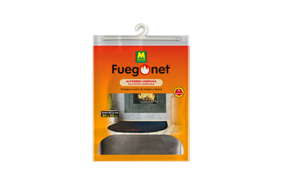 ALFOMBRA IGNIFUGA SEMICIRC50 X 80 CM