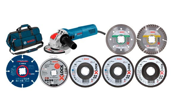 AMOLADORA CON CABLE GWX 75+ DISCOS X-LOC