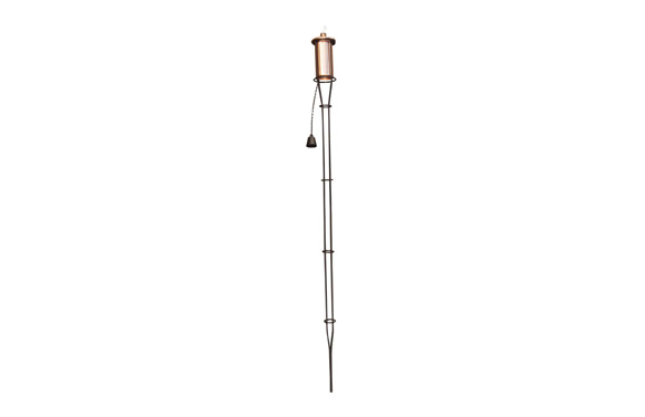 ANTORCHA DE PIE ACERO 150 CM90606-NG-COB