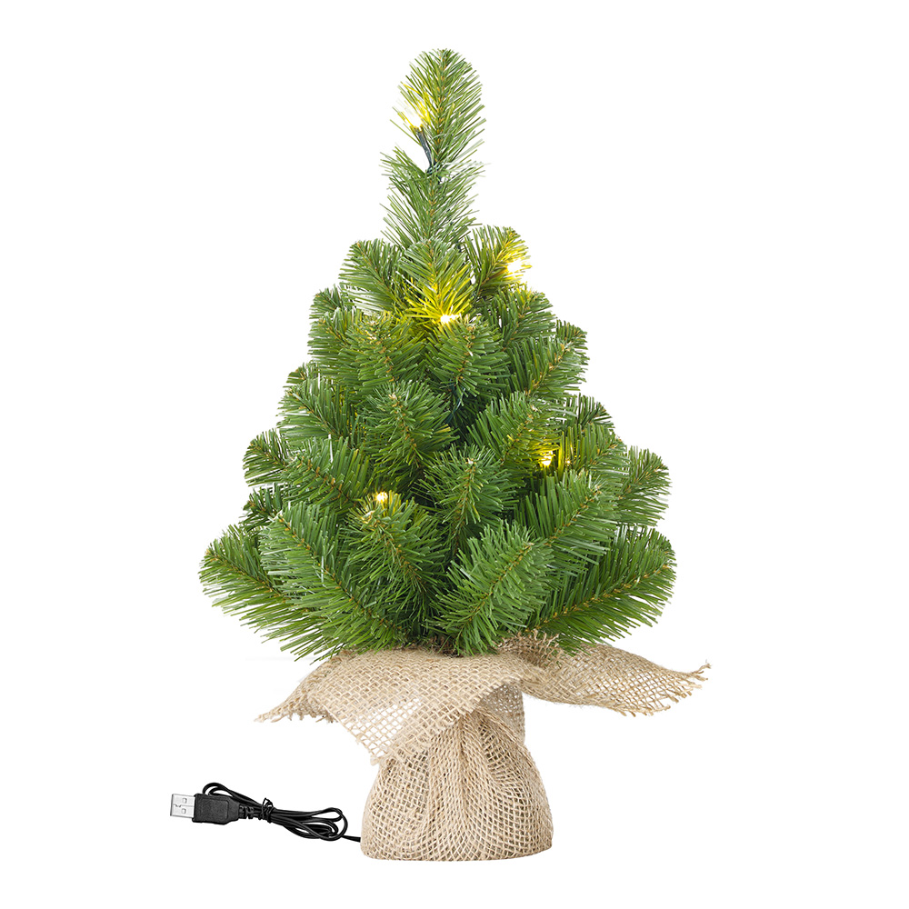 ARBOL MINI 10LEDS 25 RAMAS NAVIDAD 72186