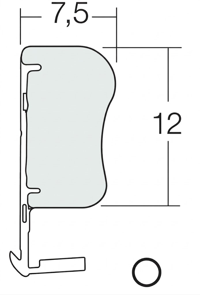 GOMA PROFILEN QL-3053 BLANCA