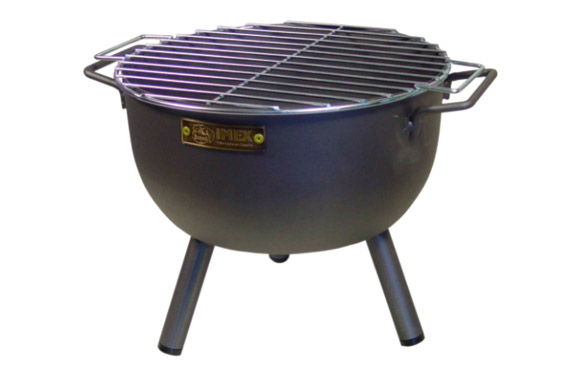 BARBACOA CARBON REDONDA SOé 24 X 24 CM