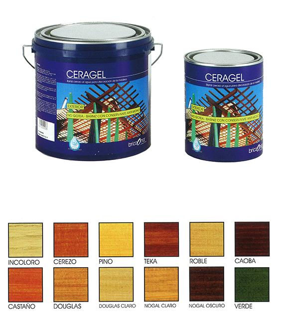 BARNIZ BRICOOMAR CERAGEL INCOL.SAT 750ML