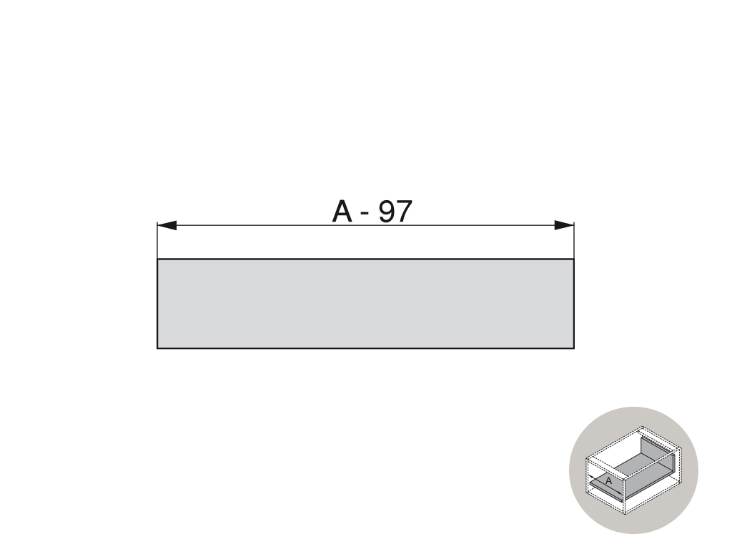 BARRA SLIM  (GA)      1.1 MT     3025535 3