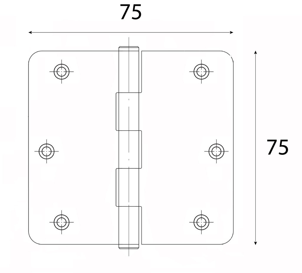 BISAGRA 11041101 BOTON PAVONADO NEGRO 2