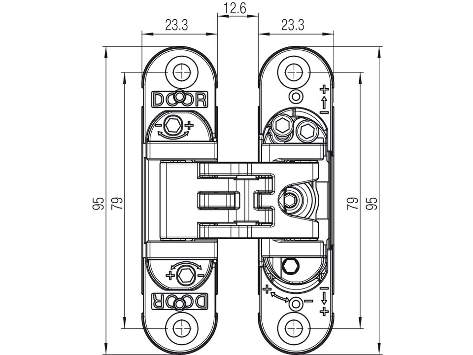 BISAGRA KUBICA K 6200 130 DX DER.DORADO 2