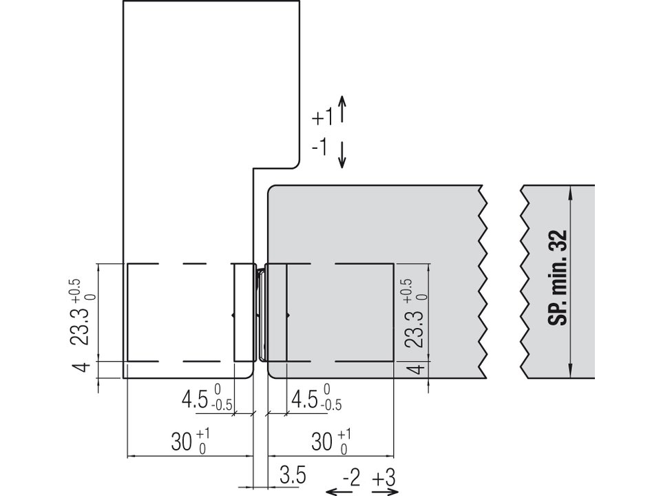 BISAGRA KUBICA K 6200 130 DX DER.DORADO 4