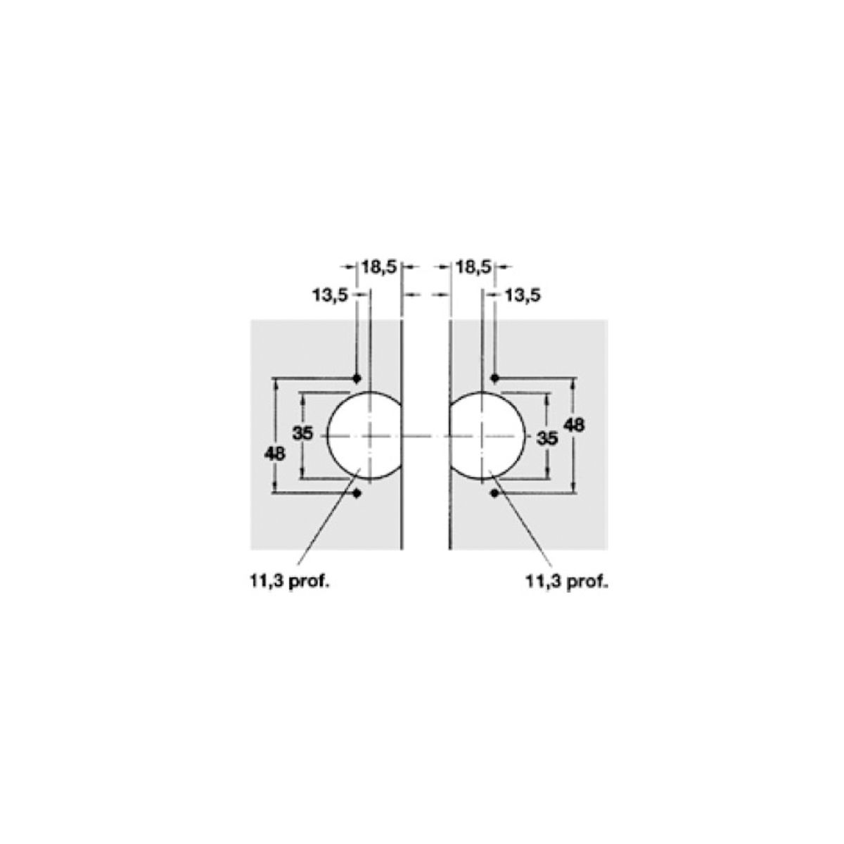 BISAGRA RINCONERA DE 35MM  RF.00555 2