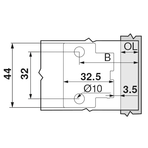 BISAGRA BLUM 71B453T FRENO 110§ FENOLICO 6