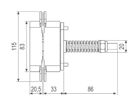 BISAGRA INV.AGB ECLIPSE 3.2HD SELF CR.MA 6