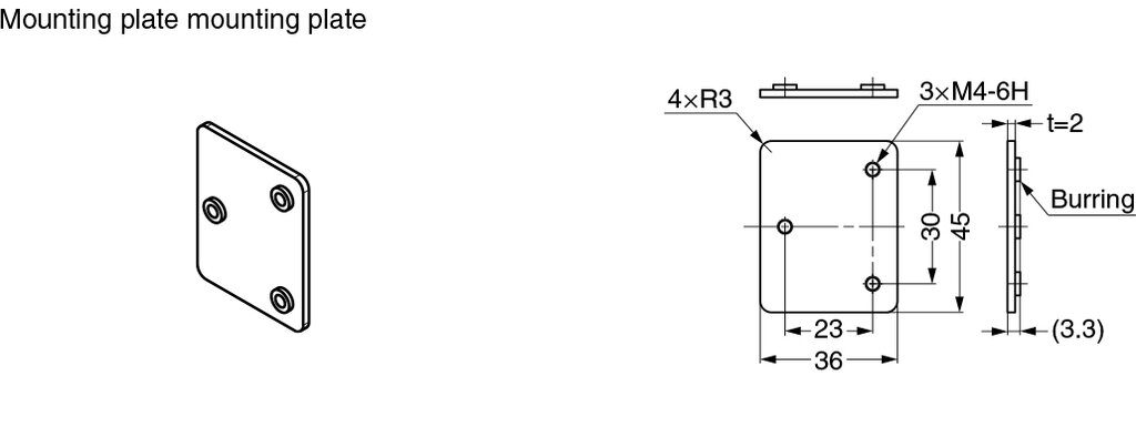BISAGRA + ACCESORIO (M) 180-055-061 3