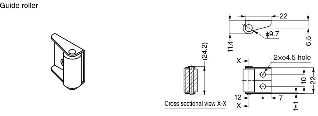 BISAGRA + ACCESORIO (L) 180-055-062 4