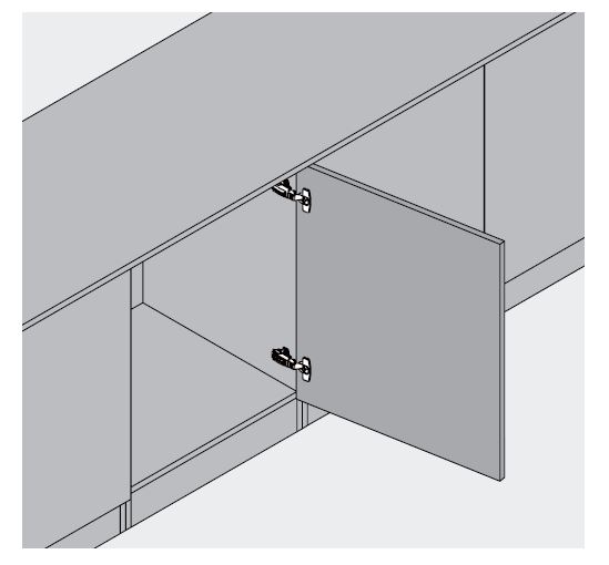 BISAGRA UNIHOPPER RECTA C/FRENO NEGRA 3