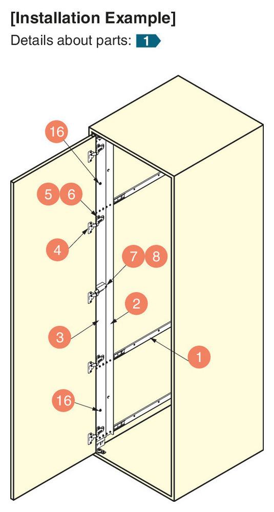BISAGRA + ACCESORIO (LL) 180-055-067 SOL 2