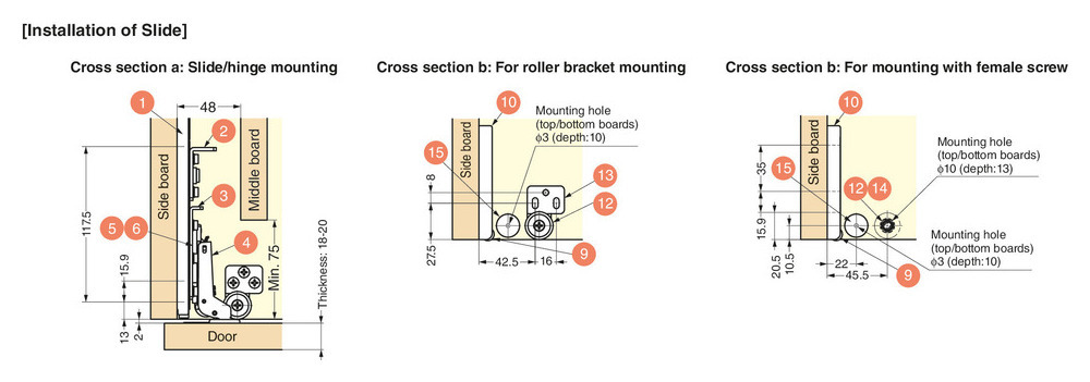 BISAGRA + ACCESORIO (LL) 180-055-067 SOL 5