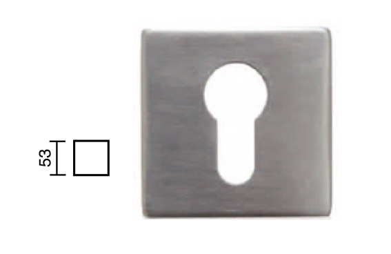 BOCALLAVE CUADRADO ECO INOX D53 70244420