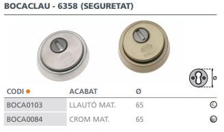 BOCALLAVE 30-65 L-LATON MATE  (6358) 3