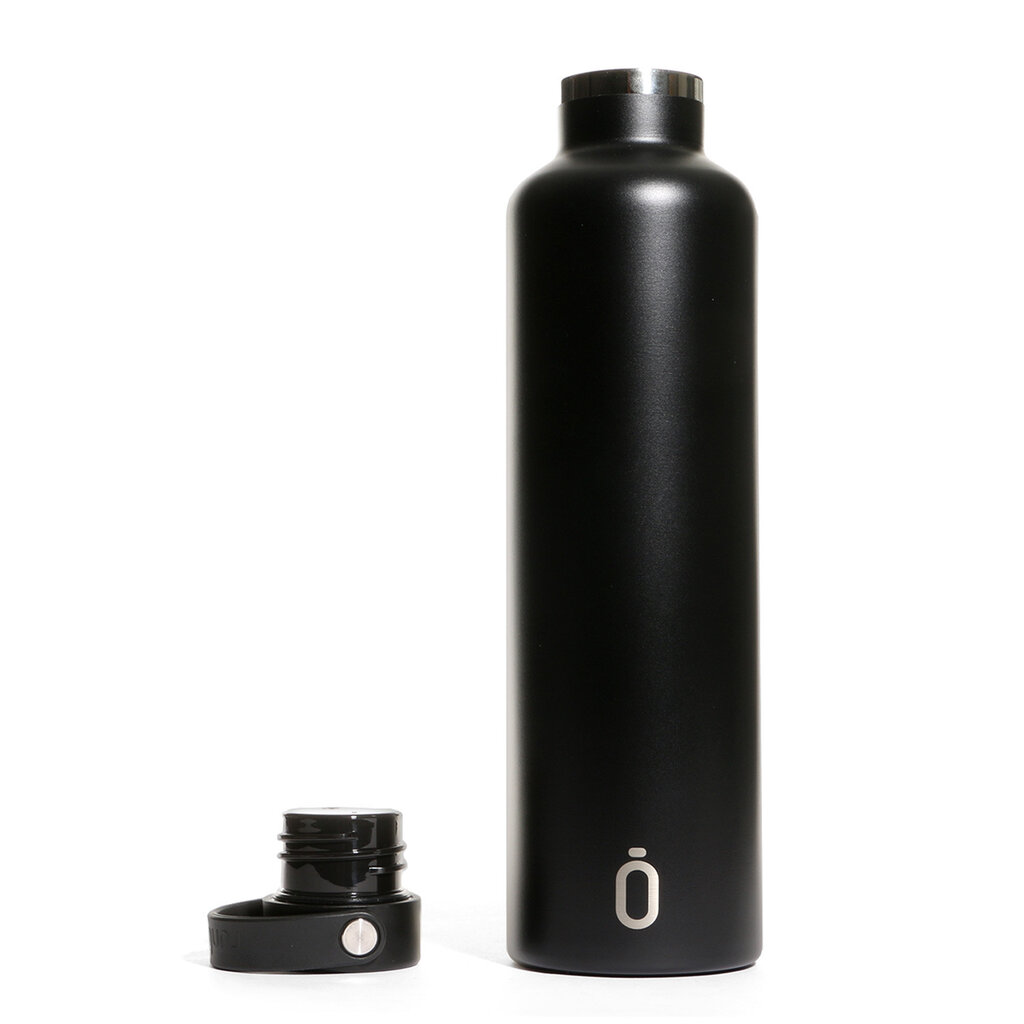 BOTELLA TERMO INOX INTERIOR CERAMICO 1 L NEW WINTER NEGRO 971981 2