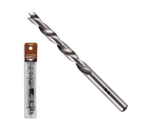 BROCA MADERA 3 PUNTAS (BLIST 4 MM