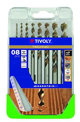 BROCAS TECHINC MADERA 8PZ (2-10MM)