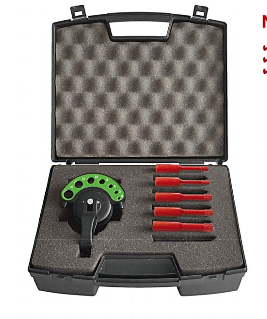 BROCA PORCELANICO (JGO) MALETA 5MM-6MM