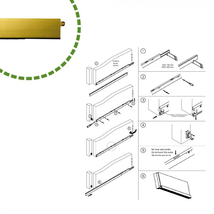 BURLETE AMIG 3-820  ORO    DISPLAY 2891 2
